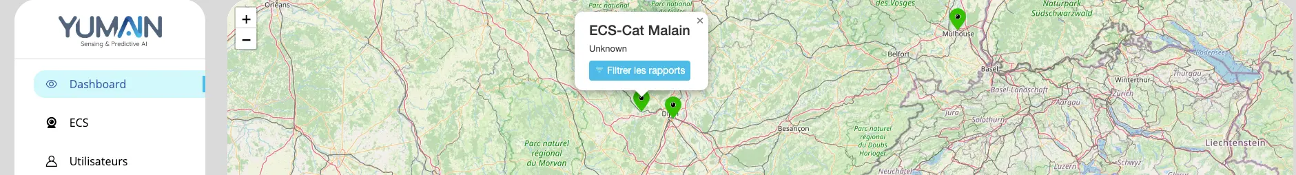 ECS-View interface full web de demo